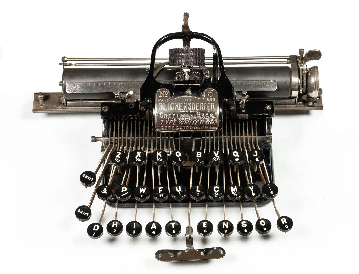 Blickensderfer typewriter from the 1890s