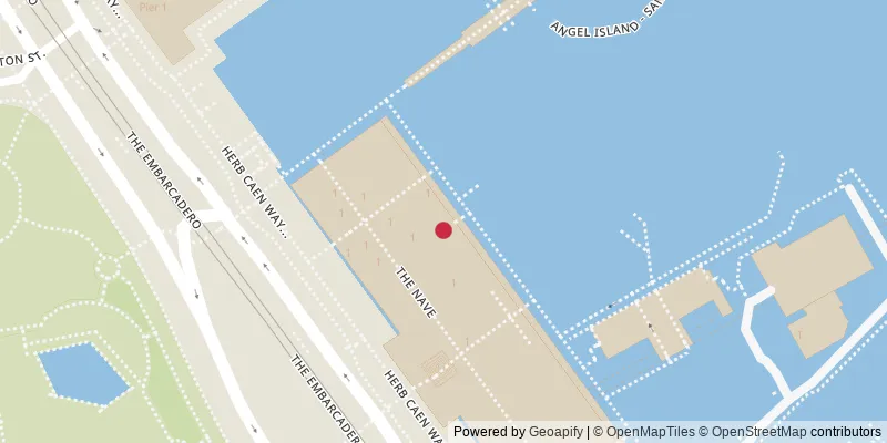 Map showing photo locations in San Francisco, California, United States
