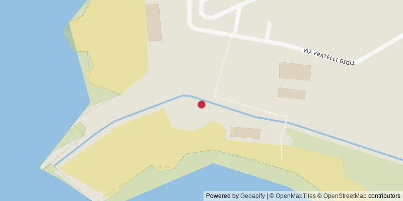 Map showing photo locations in Rosignano Marittimo, Livorno, Italy