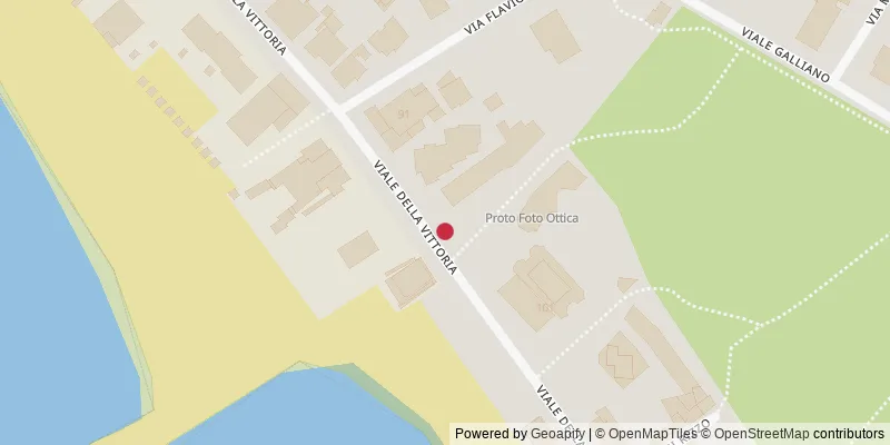 Map showing photo locations in Marina di Cecina, Livorno, Italy