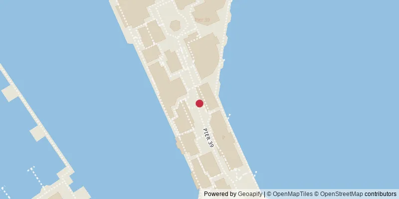 Map showing photo locations in Fisherman's Wharf, California, United States