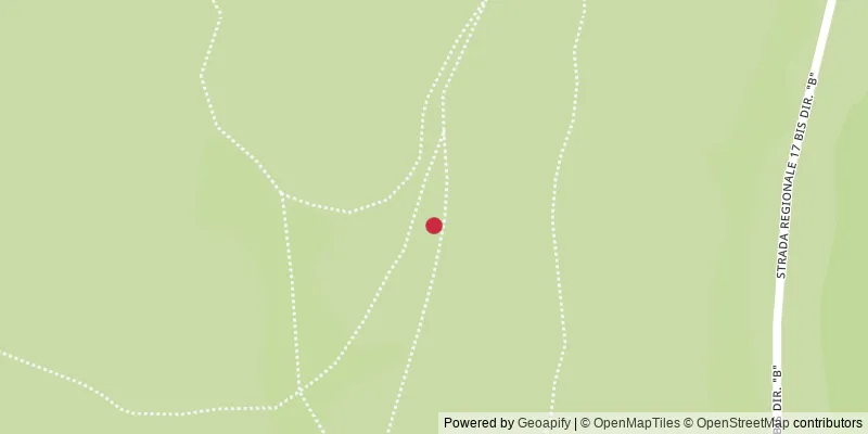 Map showing photo locations in L'Aquila, Abruzzo, Italy