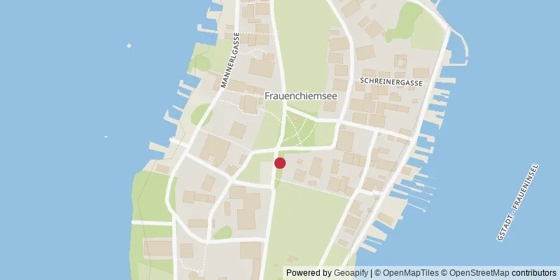 Map showing photo locations in Chiemsee, Landkreis Rosenheim, Germany