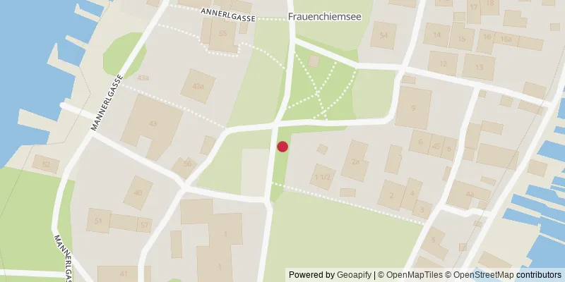 Map showing photo locations in Chiemsee, Landkreis Rosenheim, Germany