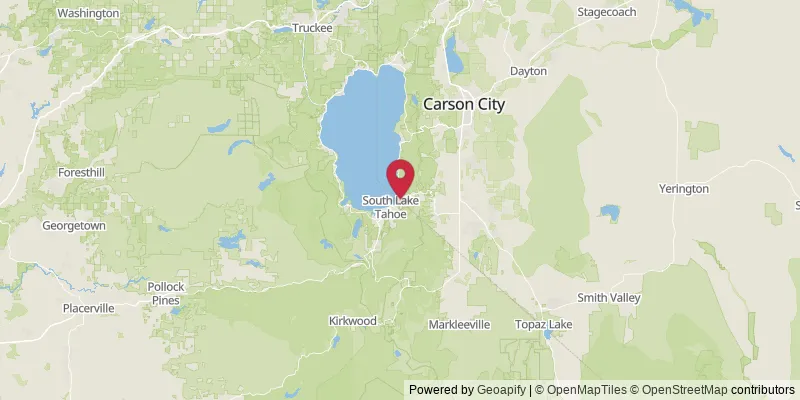 Map showing location at Stateline, Douglas County, United States