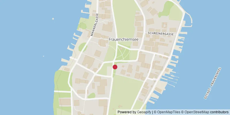 Map showing photo locations in Chiemsee, Landkreis Rosenheim, Germany
