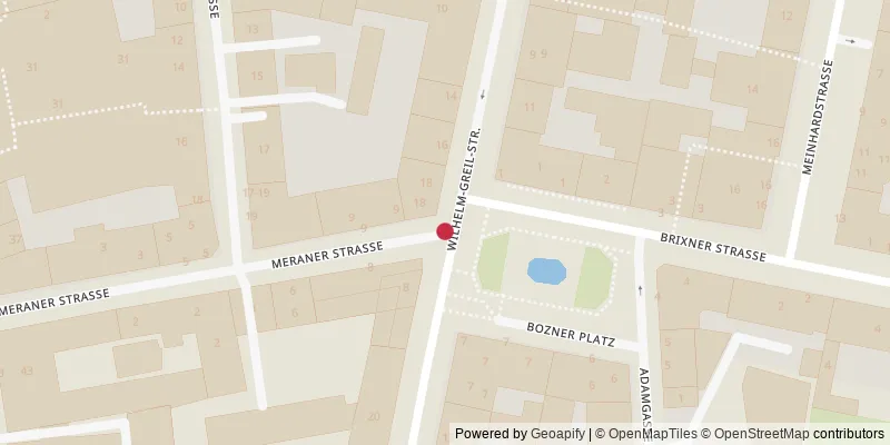 Map showing photo locations in Innenstadt, Tyrol, Austria